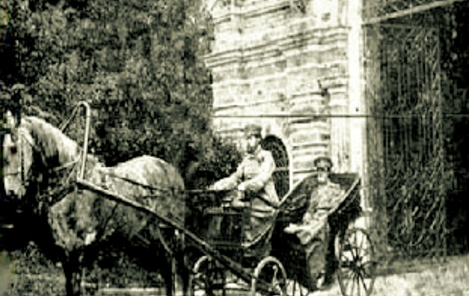 Проезд через Красные ворота  в XIX веке