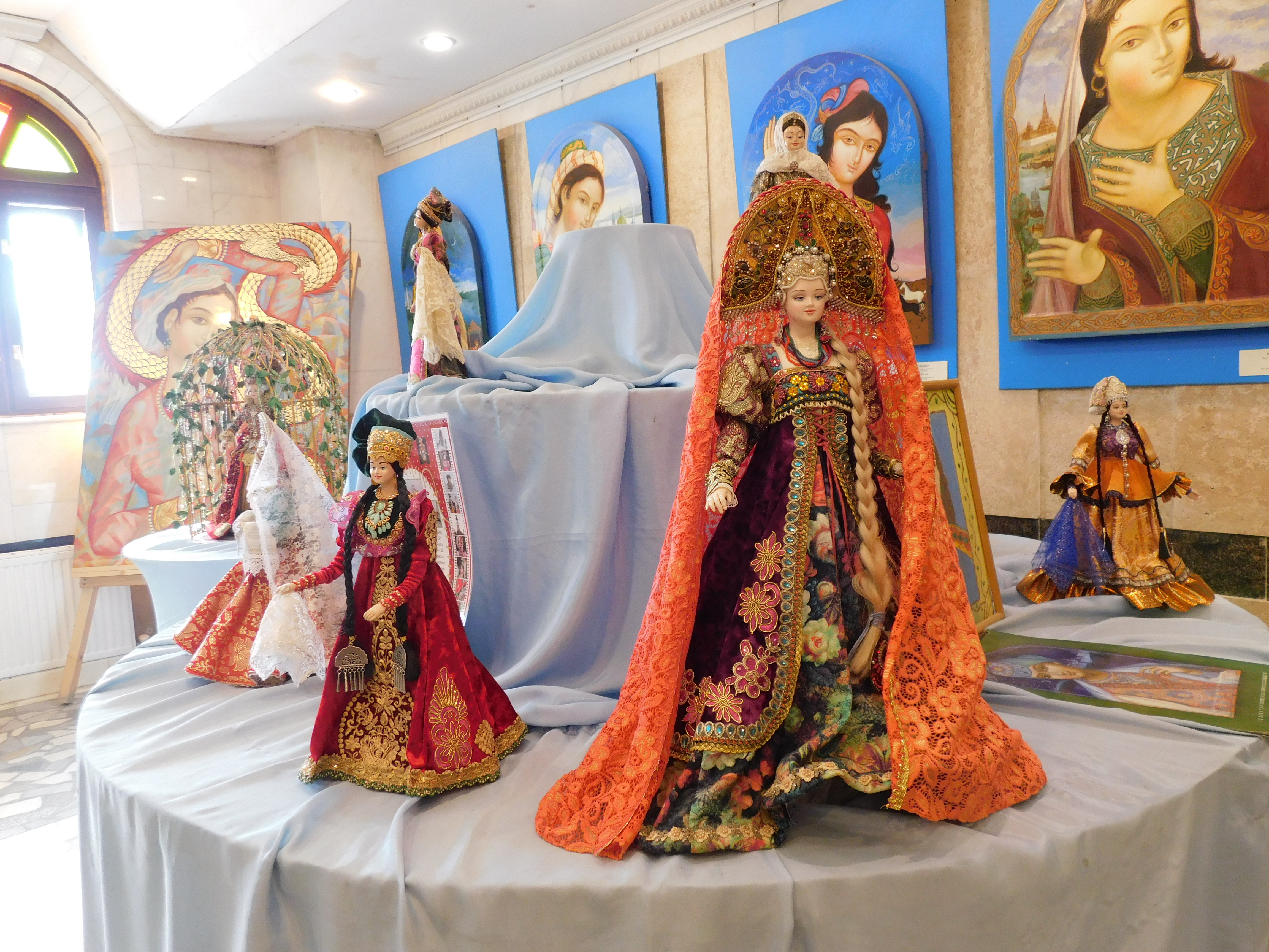 Выставка авторских кукол, Казань, Храм всех религий, 2021