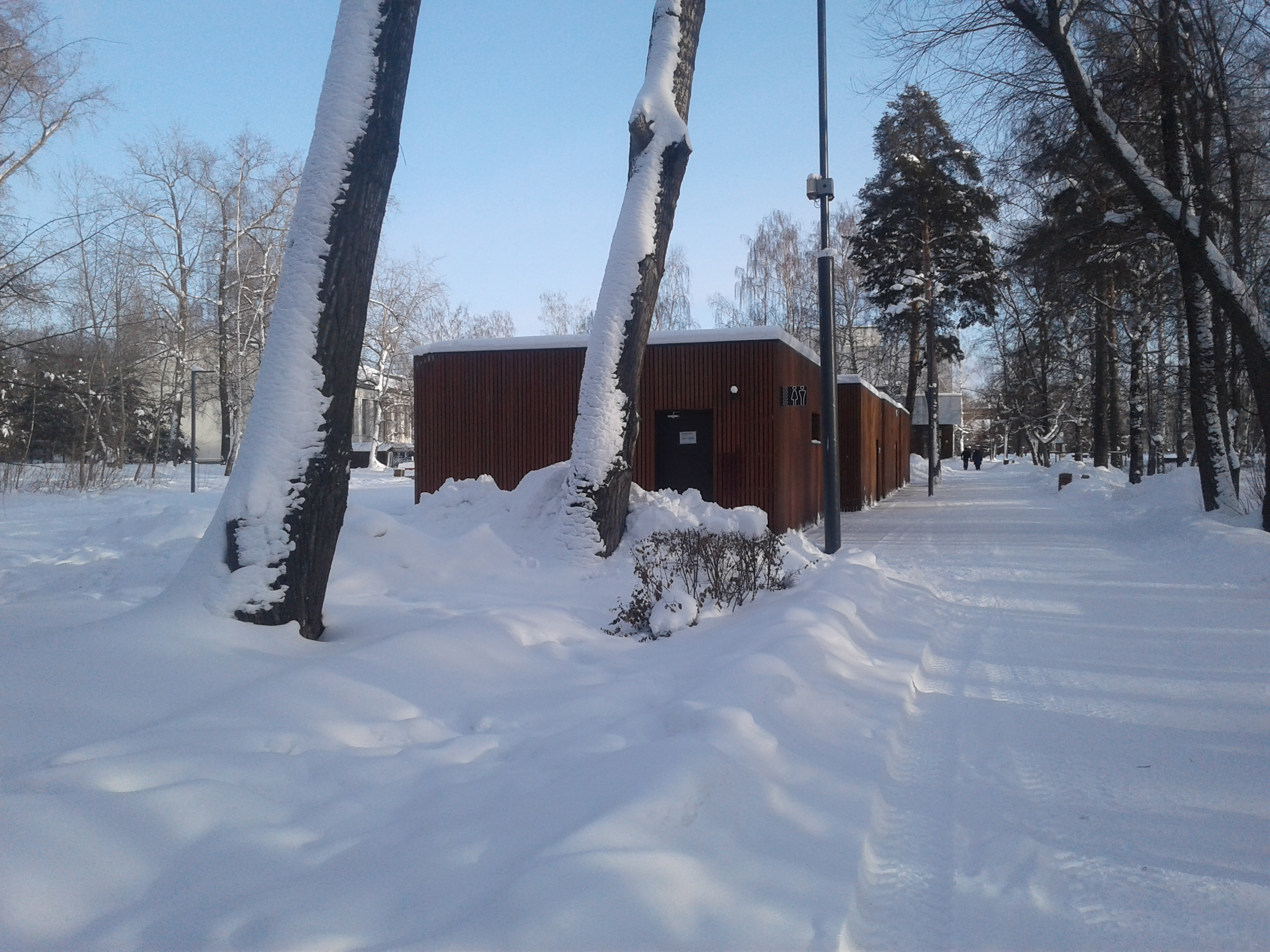 Общественный бесплатный туалет в парке Урицкого