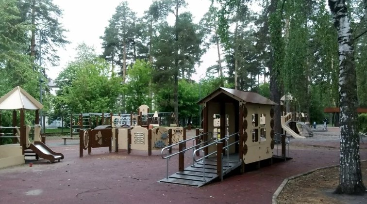 Детская площадка в парке Урицкого, Казань